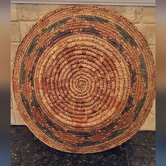 Amazing Ornate Woven Native American Wedding Ceremonial Basket - Picture 8 of 16